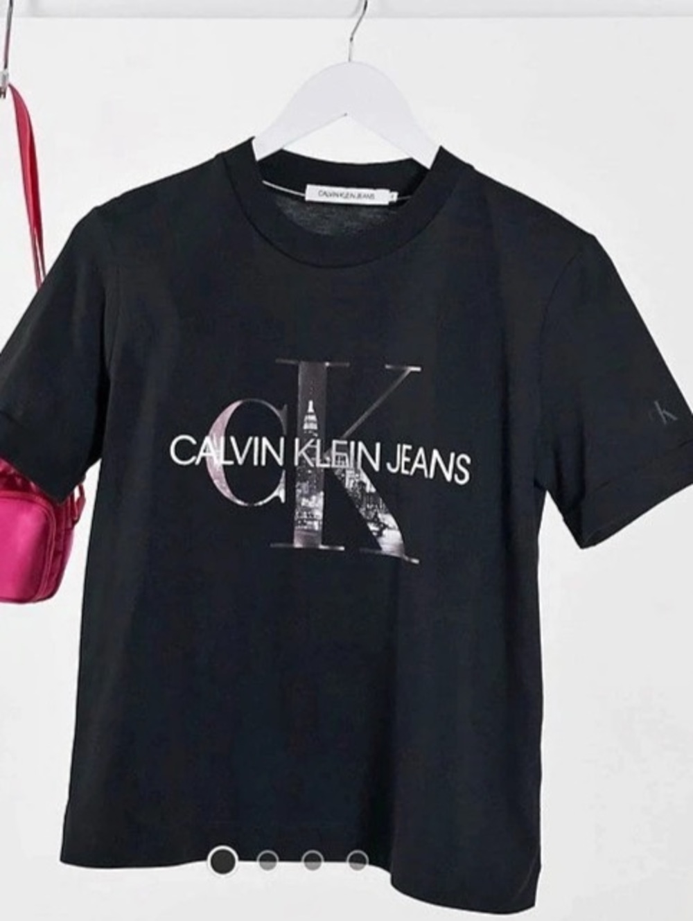 Calvin Klein Jeans New York Printed Tee Graphic Tee Black